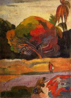  Photograph - Women At The Riverside by Gauguin,Paul