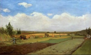  Photograph - Working The Land by Gauguin,Paul
