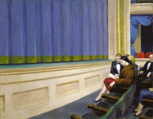 Oil hopper,edward Painting - First Row Orchestra, 1951 by Hopper,Edward
