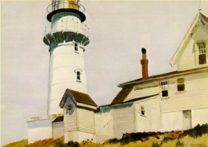 Oil hopper,edward Painting - Light at Two Lights    1927 by Hopper,Edward