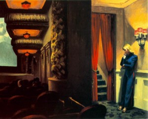Oil hopper,edward Painting - New York Movie    1939 by Hopper,Edward
