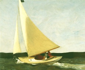Oil hopper,edward Painting - Sailing 1911 by Hopper,Edward