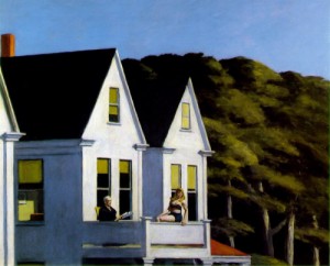 Oil hopper,edward Painting - Second Story Sunlight  1960 by Hopper,Edward