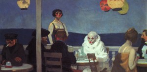 Oil hopper,edward Painting - Soir Bleu, 1914 by Hopper,Edward