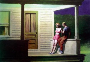 Oil summer Painting - Summer Evening by Hopper,Edward
