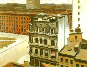 Oil the Painting - The City 1927 by Hopper,Edward