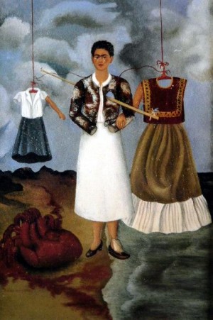 Oil the Painting - The Heart,1937 by Kahlo,Frida