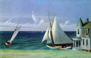  Photograph - The Lee Shore  1941 by Hopper,Edward