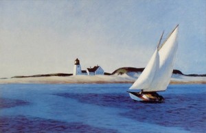 Oil the Painting - The Long Leg 1935 by Hopper,Edward