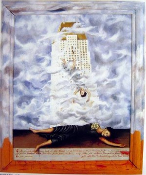 Oil the Painting - The suicide of Dorothy Hale by Kahlo,Frida