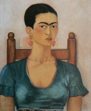 Oil kahlo,frida Painting - Self-portrait ,1930 by Kahlo,Frida