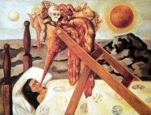 Oil kahlo,frida Painting - Without Hope , 1945 by Kahlo,Frida