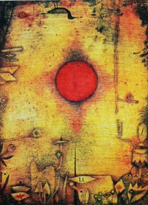 Oil klee,paul Painting - Ad Marginem by Klee,Paul