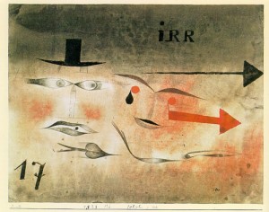 Oil klee,paul Painting - Astray 1923 by Klee,Paul