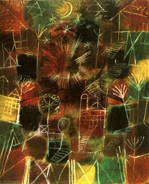 Oil klee,paul Painting - Cosmic Composition 1919 by Klee,Paul
