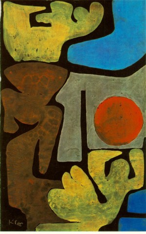 Oil klee,paul Painting - Park of Idols  1939 by Klee,Paul