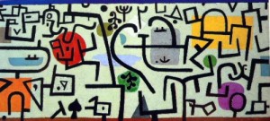 Oil klee,paul Painting - Rich Harbor by Klee,Paul