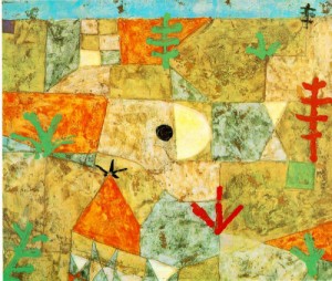 Oil gardens Painting - Southern Gardens  1936 by Klee,Paul