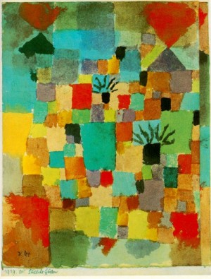 Oil klee,paul Painting - Southern (Tunisian) Gardens  1919 by Klee,Paul
