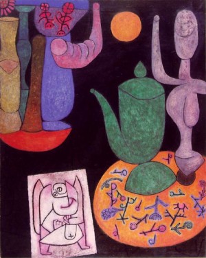 Oil klee,paul Painting - Untitled (Still Life)  1940 by Klee,Paul