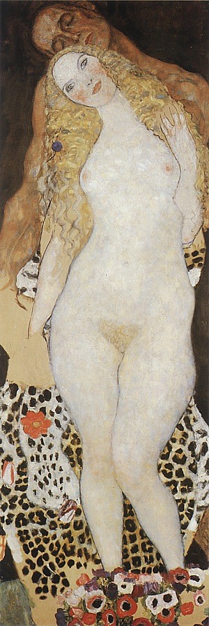  Photograph - Adam  Eve, 1917~18 by Klimt Gustav