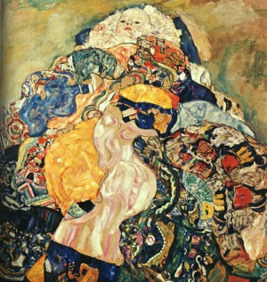 Oil baby Painting - Baby, 1917-18 by Klimt Gustav