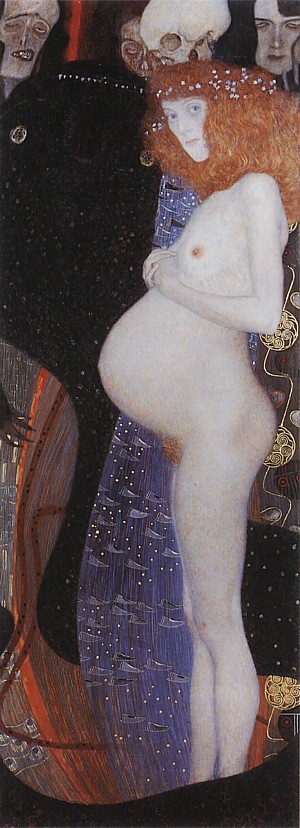 Photograph - Hope I  1903 by Klimt Gustav