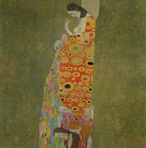 Oil klimt gustav Painting - Hope II  1907-08 by Klimt Gustav