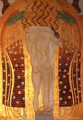  Photograph - Hymn to Joy ( Detail 1) 1902 by Klimt Gustav