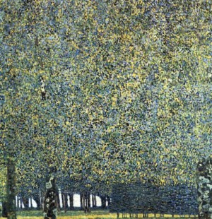 Oil klimt gustav Painting - Park. 1909-10. by Klimt Gustav