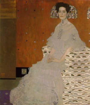 Oil portrait Painting - Portrait of Fritza Riedler  1906 by Klimt Gustav