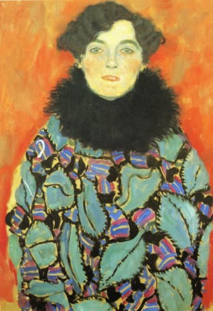 Oil portrait Painting - Portrait of Johanna Staude. 1917-18 by Klimt Gustav
