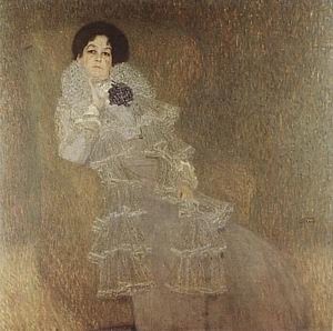 Oil klimt gustav Painting - Portrait of Marie Henneberg, 1901 by Klimt Gustav