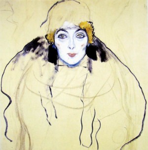  Photograph - Portret van een dame (1917-1918) by Klimt Gustav