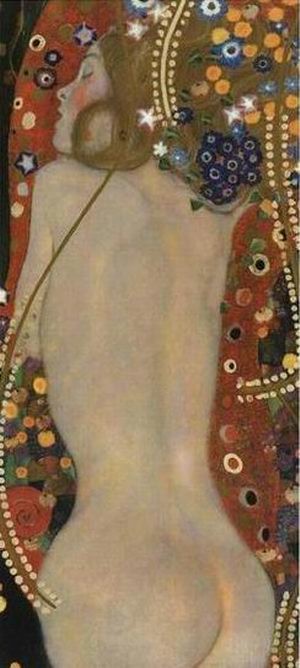  Photograph - Sea Serpents IV by Klimt Gustav