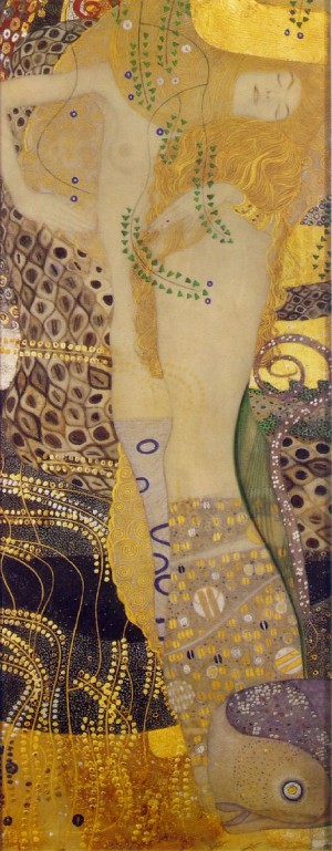 Oil klimt gustav Painting - Serpents I  1904-07 by Klimt Gustav