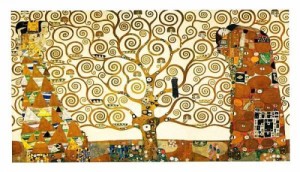 Oil klimt gustav Painting - The Tree of Life, Stoclet Frieze by Klimt Gustav