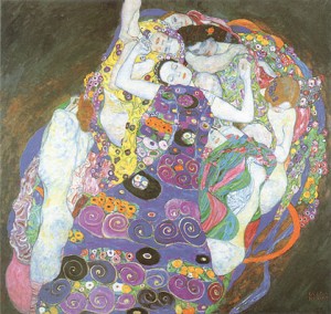 Oil klimt gustav Painting - The Virgin (1913) by Klimt Gustav