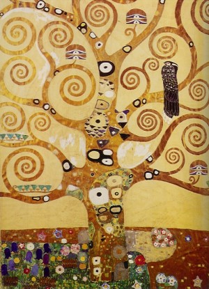 Oil tree Painting - Tree of Life (1905-09) by Klimt Gustav
