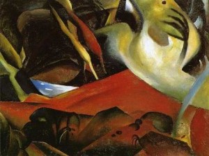 Oil the Painting - The Storm (Der Sturm) 1911 by Macke ,August