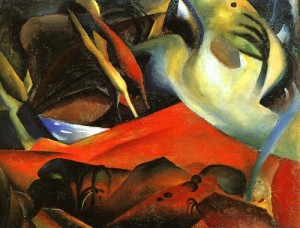 Oil the Painting - The Storm (Der Sturm), 1911 by Macke ,August