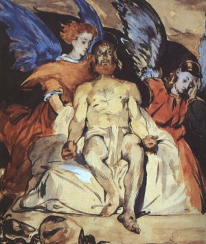  Photograph - Christ with Angels, 1864 by Manet,Edouard