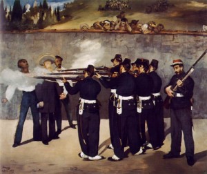  Photograph - Execution of the Emperor Maximilian  1867 by Manet,Edouard