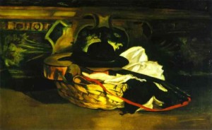  Photograph - Guitar and Hat. 1862 by Manet,Edouard