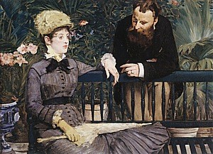  Photograph - In the Conservatory, 1879 In the Conservatory, 1879 by Manet,Edouard