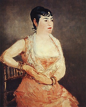  Photograph - Jeanne Martin in Pink Dress, 1881 by Manet,Edouard