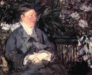  Photograph - Madame Manet in the Conservatory 1879 by Manet,Edouard