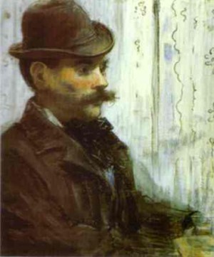  Photograph - Man in a Round Hat (Alphonse Maureau). 1878 by Manet,Edouard