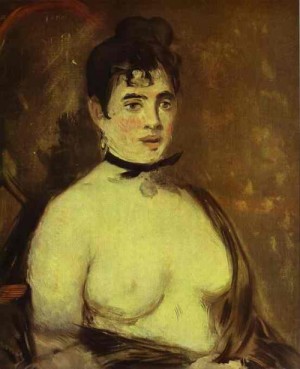 Oil Nude Painting - Nude. c.1872 by Manet,Edouard