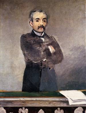  Photograph - Portrait of Clemenceau at the Tribune 1879 1880 by Manet,Edouard
